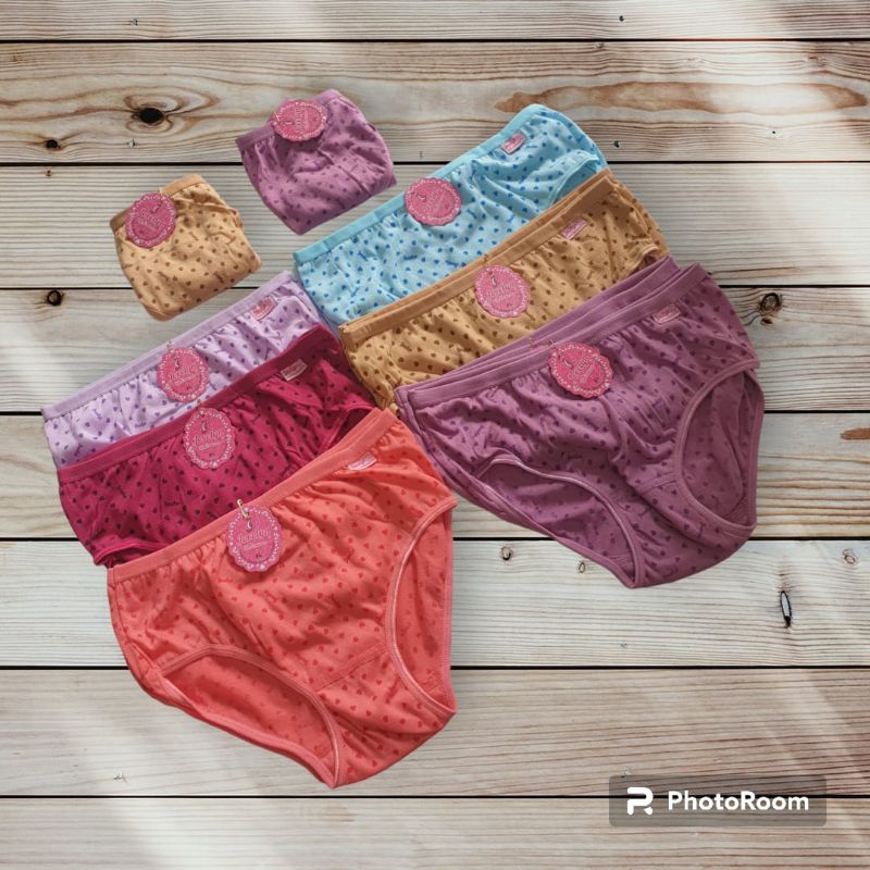 CD wanita jocelyn motif celana dalam lembut nyaman dipakai