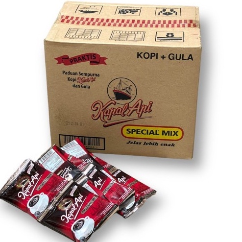 

1111 Kapal Api Kopi Instan Special Mix 24 gr Karton 12 pcs