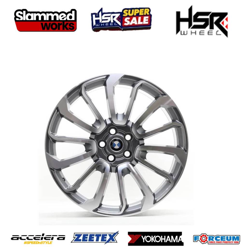 VELG MOBIL BMW RINGG 22 TYPE UNION LR7013 HSR R22X95 H5X120 ET45 GMF (cb1)