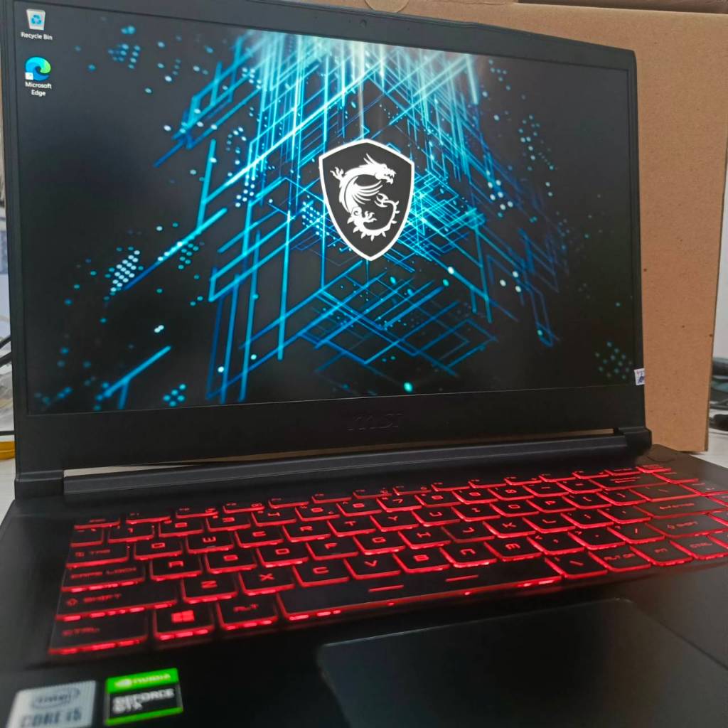 MSI THIN GF63 I5 10500H GTX 1650 16GB RAM 512GB SSD GAMING LAPTOP