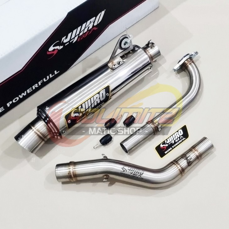 Knalpot Shijiro BM Power Yamaha NMAX OLD