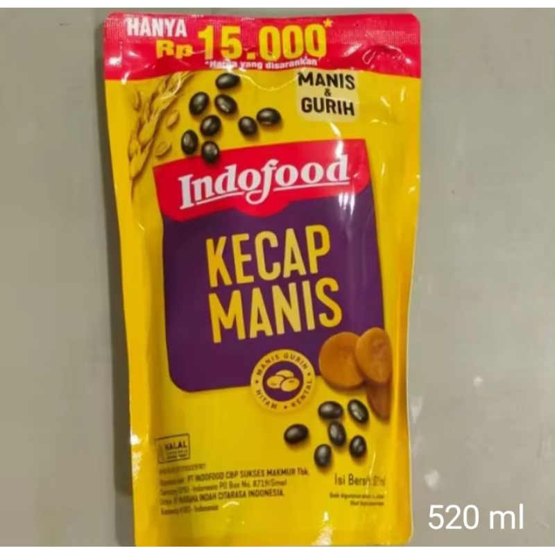 

Kecap Manis Indofood 520 ml