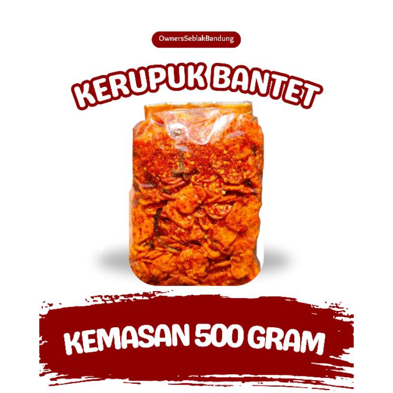 

Seblak Bandung - 1Kg Sebring Kerupuk Bantet Pedas Dan Gurih Kriuk-Kriuk Daun Jeruk