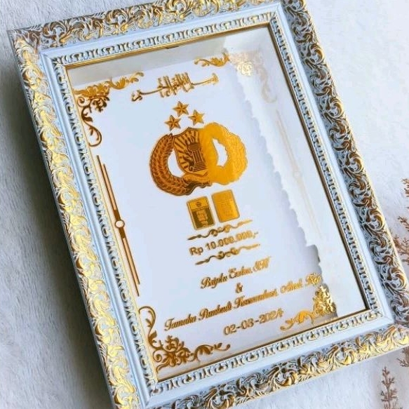 Mahar polisi, mahar TNI, mahar POLRI, Mahar Satpol PP, mahar logo profesi, mahar Akrilik