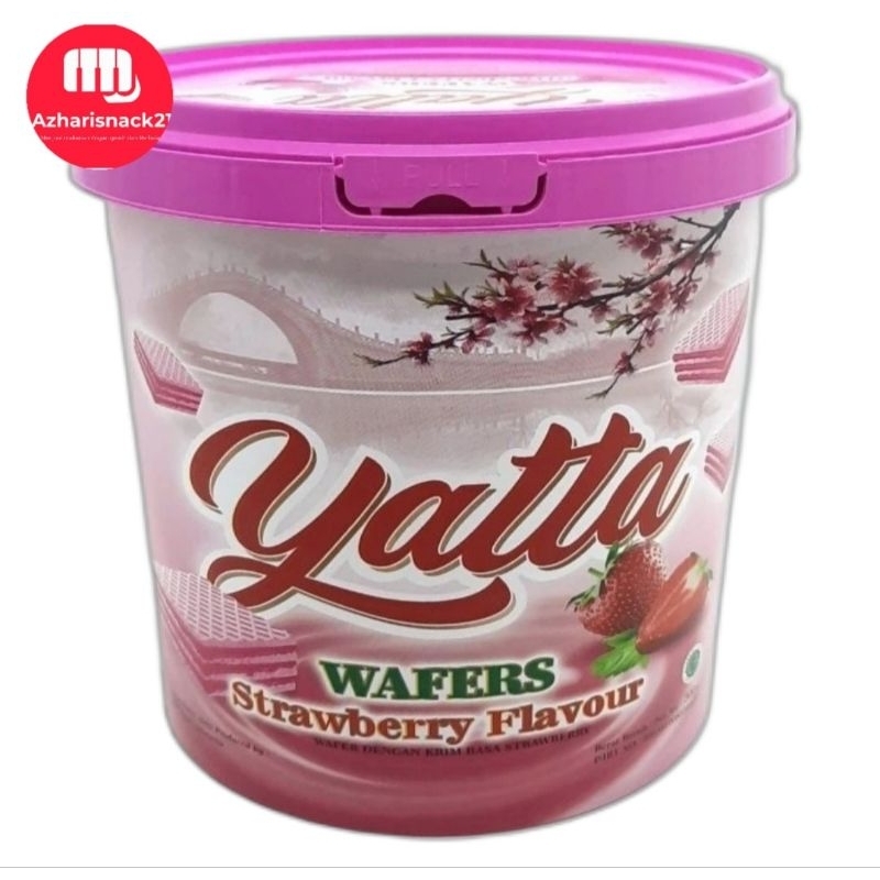 yatta wafer strawberry 6x300grm jar