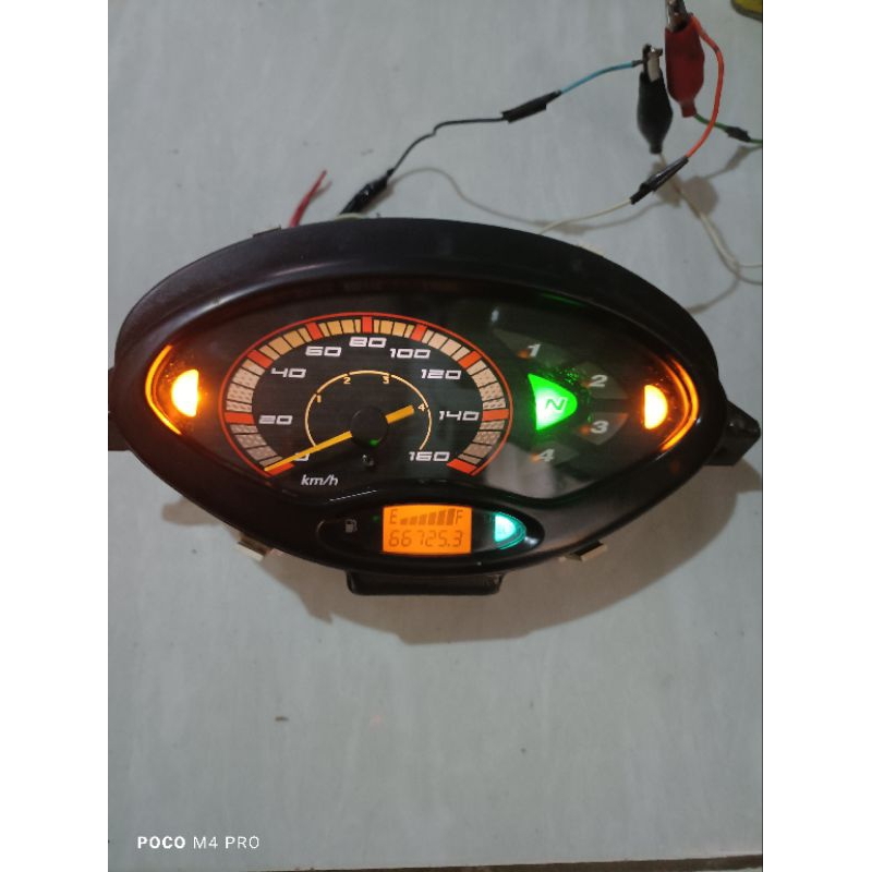 speedometer motor Honda karisma x SECOND original semua normal fungsi jaminan siap pakai ori