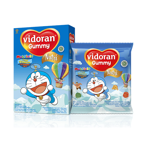 vidoran gummy multivitamin anak - vidoran multivitamin anak