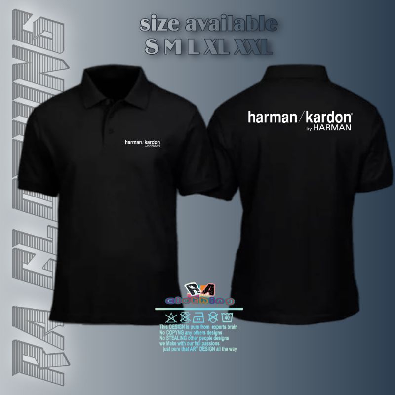 polo shirt audio sound  Harman Kardon kaos kerah Harman kardon