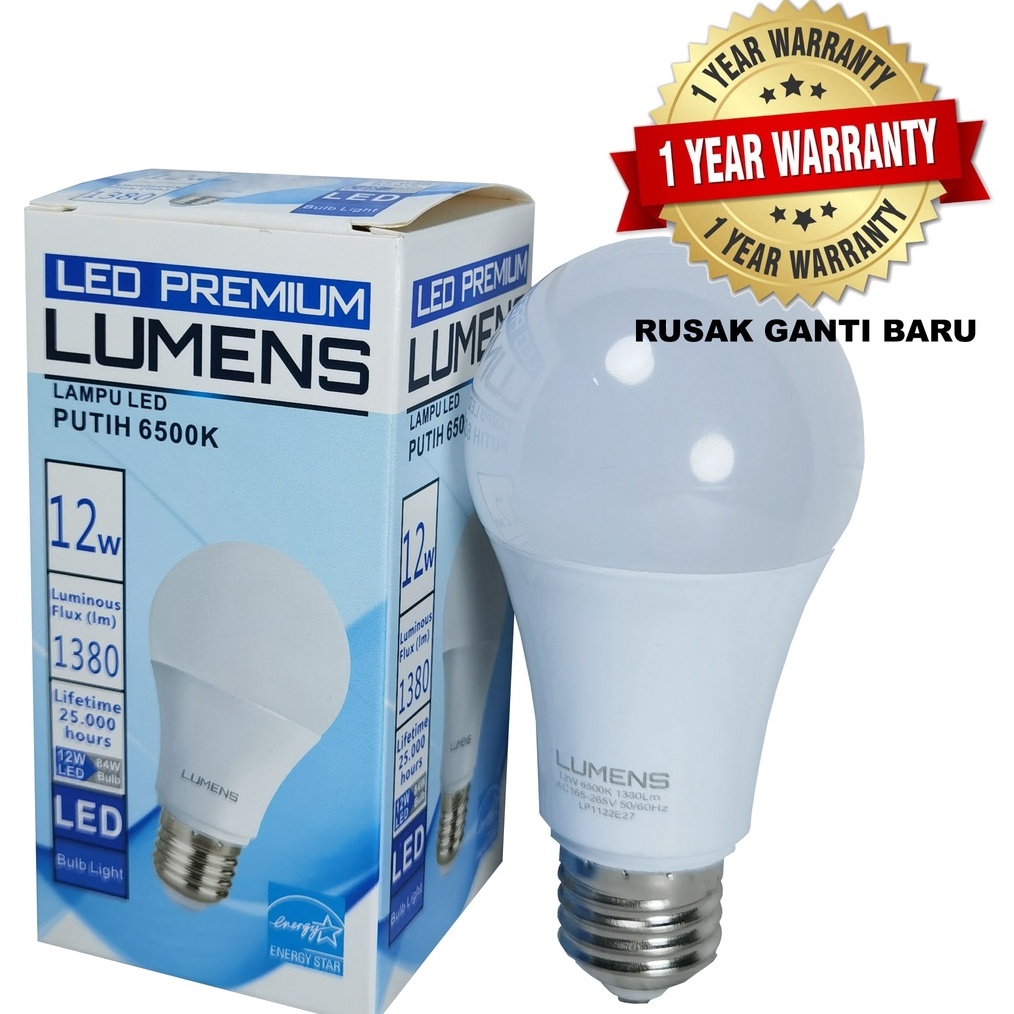 ART S29R Lampu LED LUMENS 12w 12 watt 12watt PUTIH atau KUNING TERANG MURAH 11 LmW umumnya 9 LmW