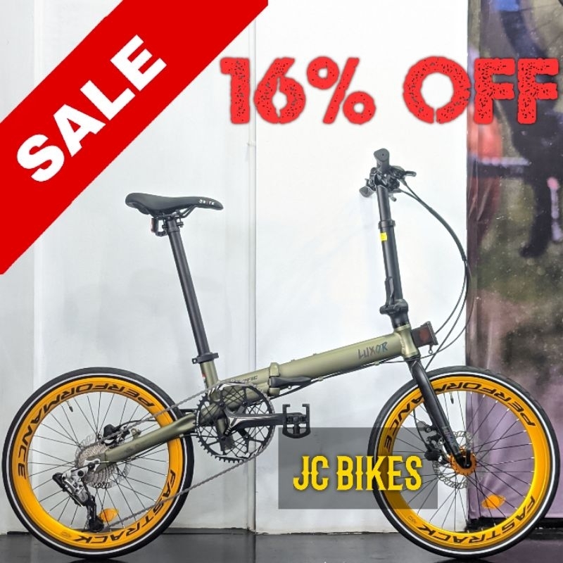 Sepeda Lipat Pacific Luxor 20 Inch Full Alloy 9 Speed Hidrolik