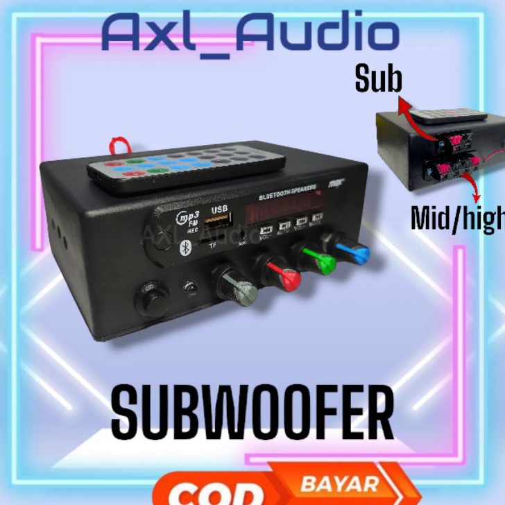 Penawaran Istimewa power ampli mini subwoofer bluetooth amplifier 2 dan 21