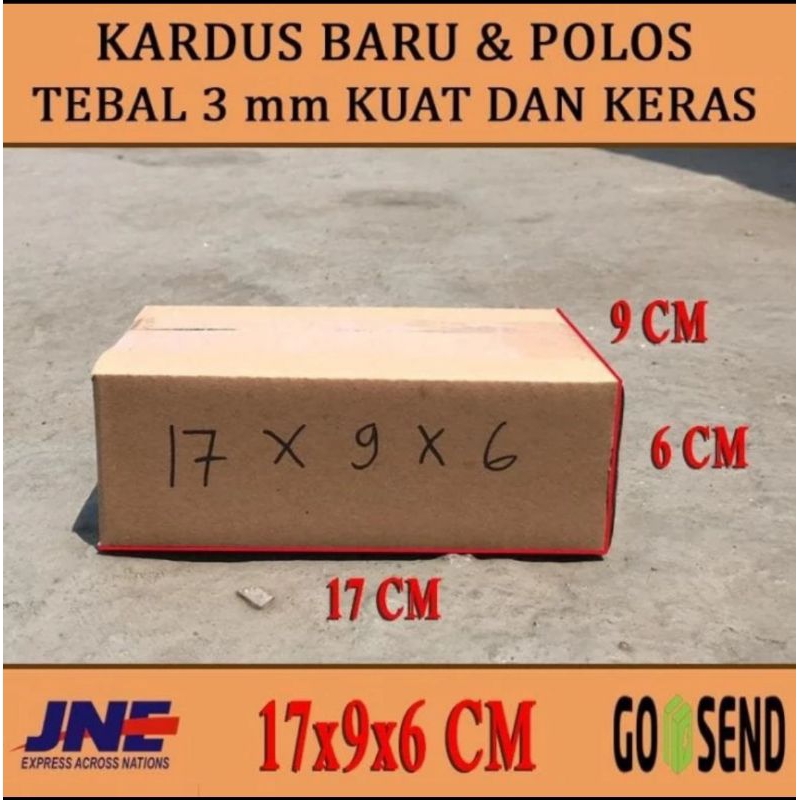 

Kardus packing box ukuran 17×9×6 cm