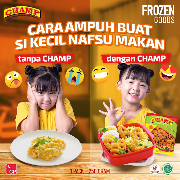 

Champ Chicken Nugget ABC 250 gr