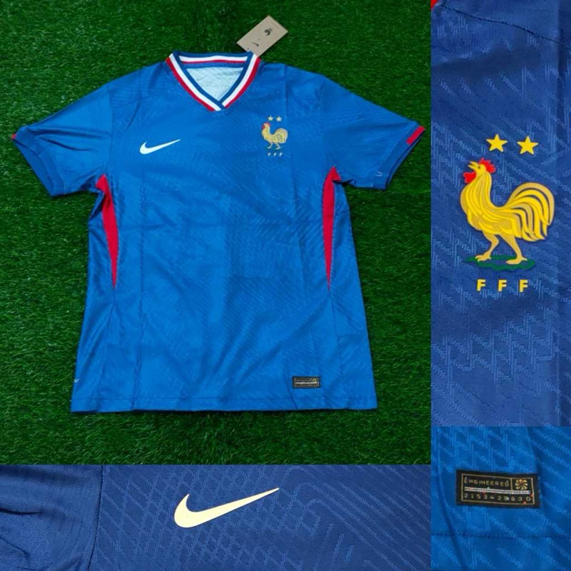 JERSEY BOLA FRANCE HOME EURO CUP 2024 PLAYER VERSION HIGH QUALITY IMPORT THAILAND JERSEY PRANCIS HOM