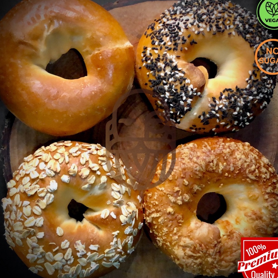 

Ready Stok Grandpas Artisan Bagel Tanpa Gula dan Susu ISI 4PCS