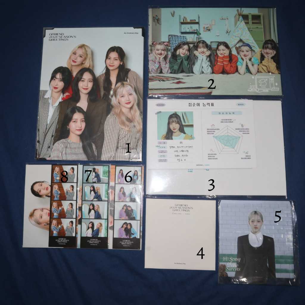 [READY] GFRIEND Season Greeting 2021 Membership Kit