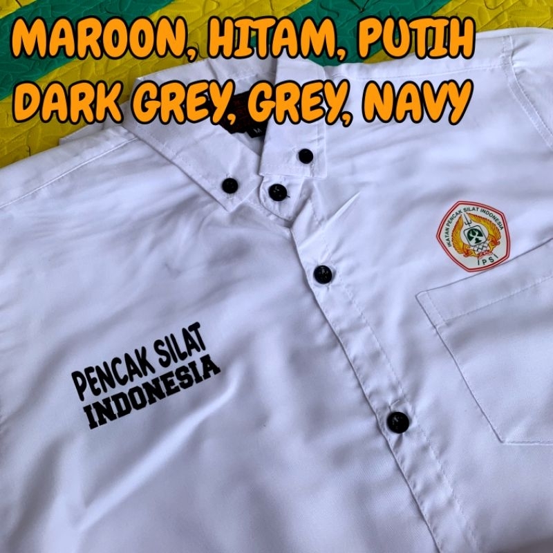 Baju kemeja IPSI, Hem pencak silat terbaru bisa di pakai umum