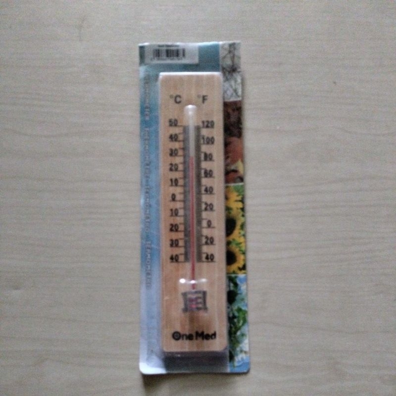 Termometer suhu ruangan Termometer suhu ruang Pengukur suhu ruangan Thermometer kayu dinding