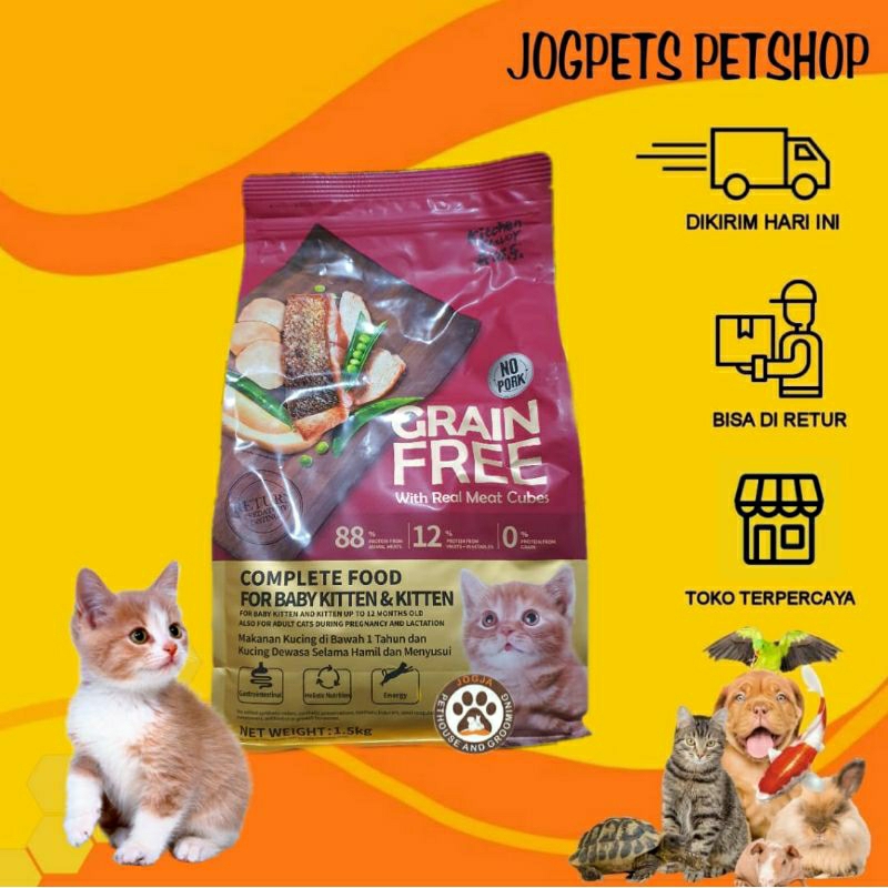 GRAIN FREE dry cat food