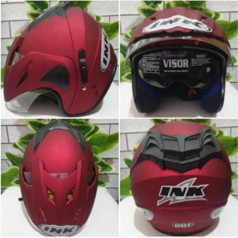 HELM INK DOUBLE VISOR SNI PRIA & WANITA DEWASA