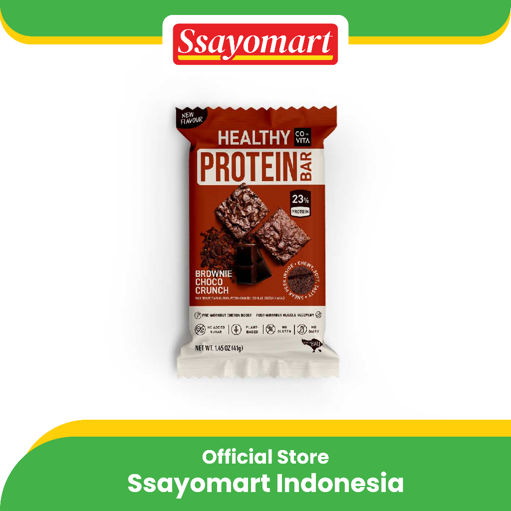

Covita Healthy Protein Bar - Snack Sehat Instan 41g