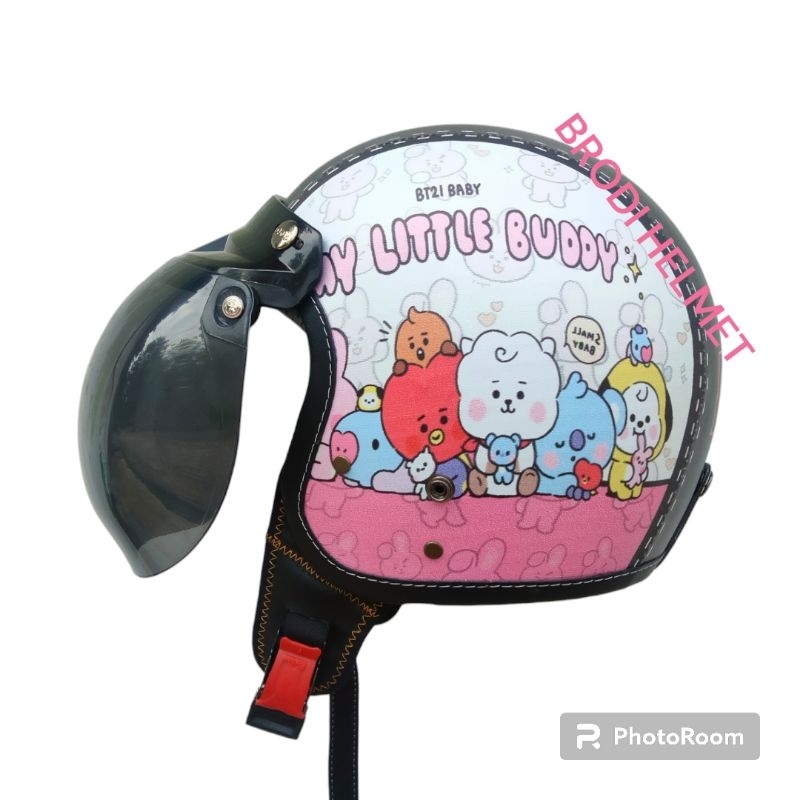 LIMITIT EDITION HELM RETRO JUNIOR/ BOGO HELM SAFETY BISA CODbogo anak/bogo junior/bogo safety junior