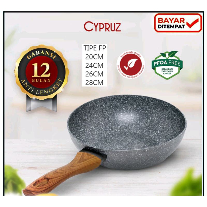 Kuali Cypruz Frywok Marble 20cm • Frywok Cyprus 20 ORI