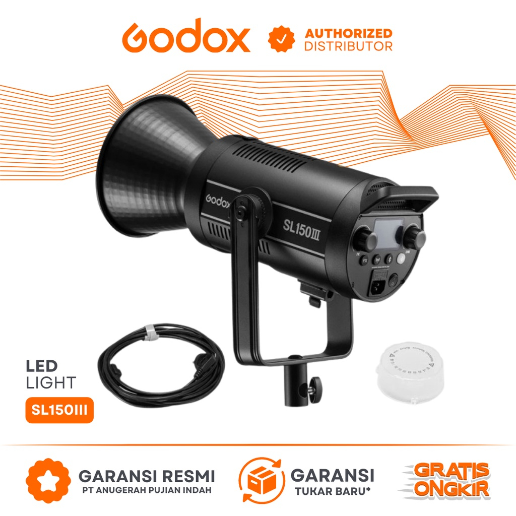 MINDU Godox Led SL-150iii Video Daylight (Tanpa Stand / Softbox) Balanced Monolite Style