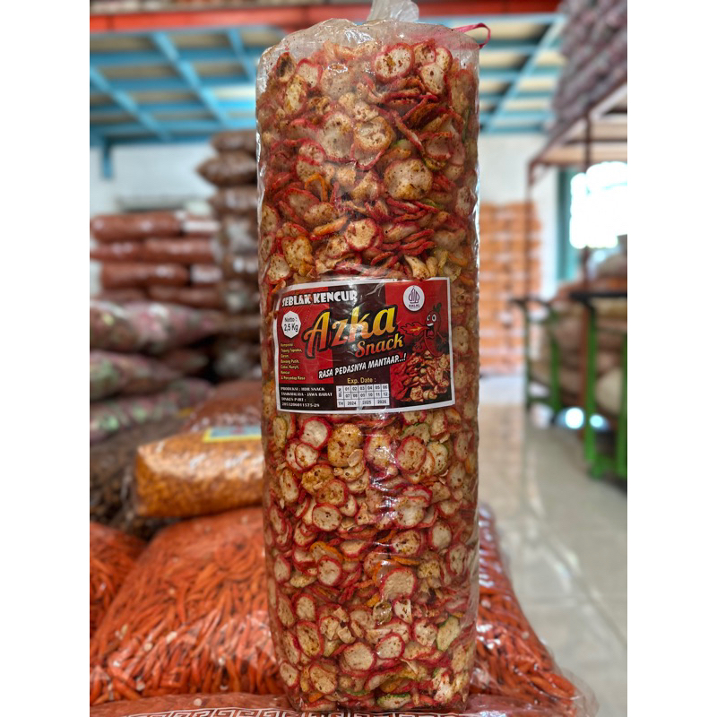 

krupuk seblak pedas daun jeruk 2.5kg
