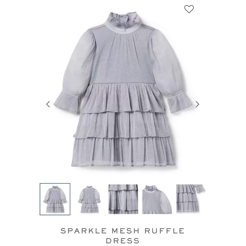 Janie and Jack Sparkle Ruffle Dress