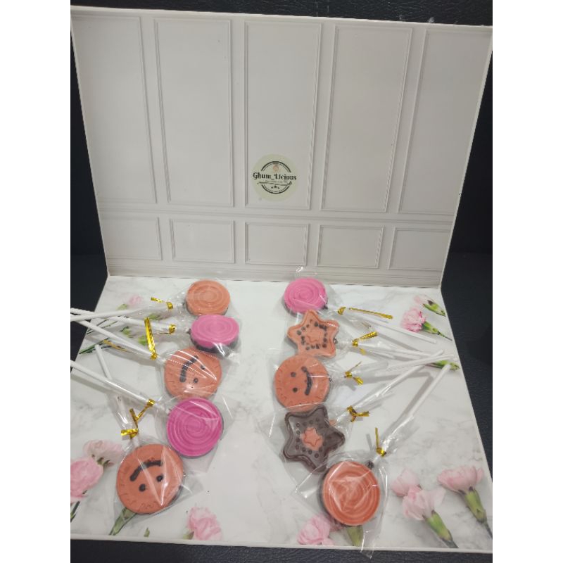 

coklat lolly karakter coklat homemade