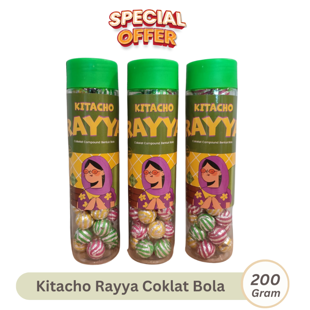 

Kitacho Rayya 200gr Coklat Compound Bentuk Bola Chocolate Ball