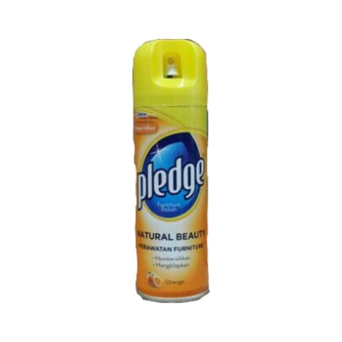 PLEDGE FURNITUR POLISH SPRAY AEROSOL KALENG KECIL PENGKILAP MEBEL 330 ML