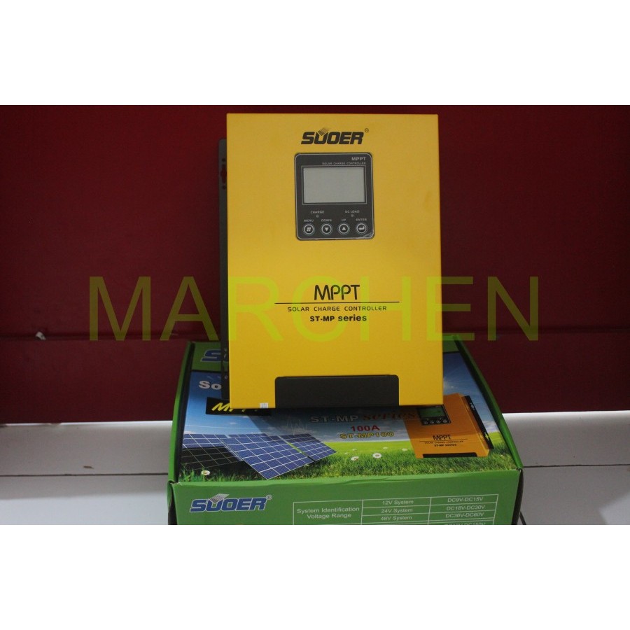 Solar Charger Controller SCC MPPT 12V 24V 48V 100A SUOER