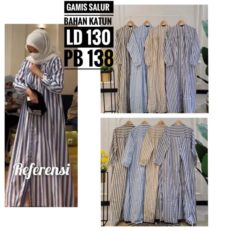 GAMIS SALUR SILANG KEKINIAN VIRAL // DRES OVERSIZE WANITA