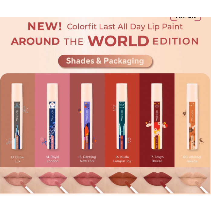 Wardah Colorfit Last All Day Lip Paint