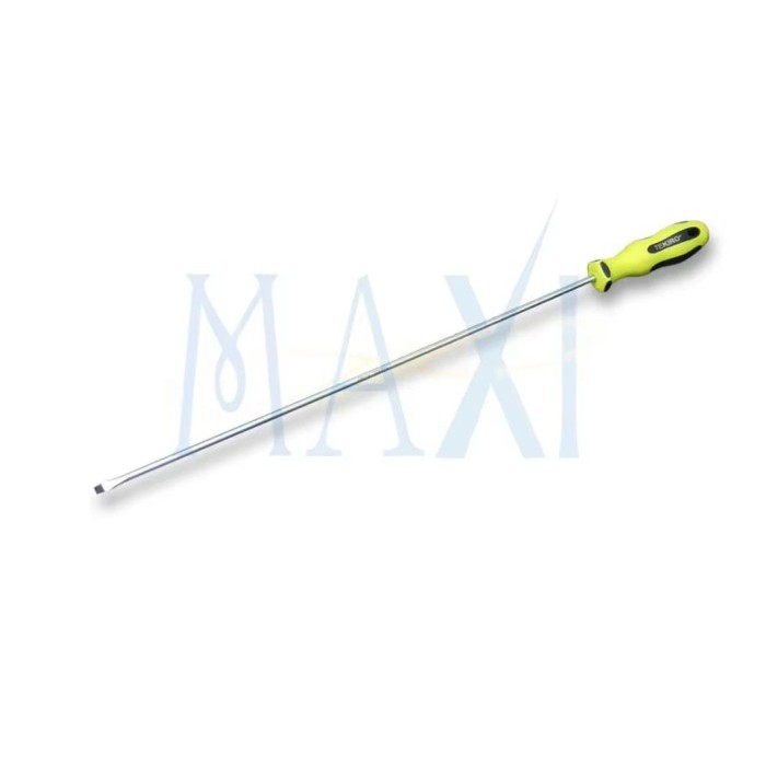 Tekiro obeng minus extra panjang gagang TPR 5.5 X 400 mm
