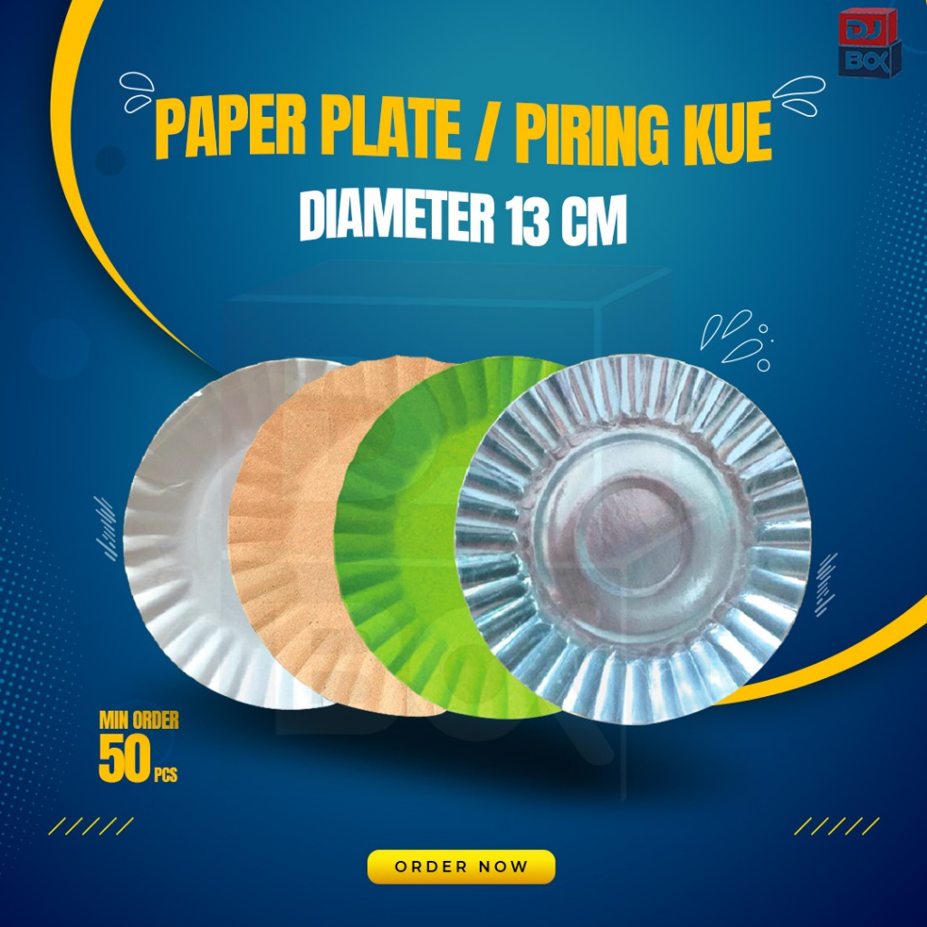 Kertas Piring Kue Ulang Tahun (Paper Plate) Harga yang tertera untuk 5pack/50 lembar. isi satu pack=