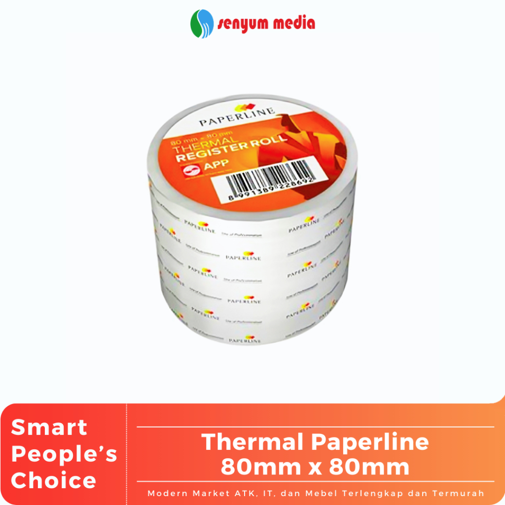 

Thermal Paperline 80mm x 80mm (1 Pcs) (S:PCS)