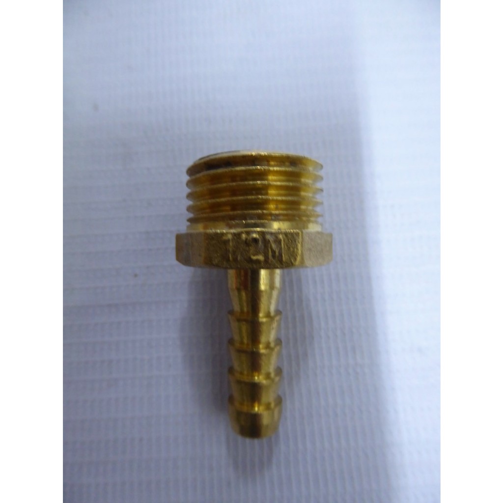Nepel Selang Drat Luar 1/2" x 5/16" (u/ selang angin kompresor)