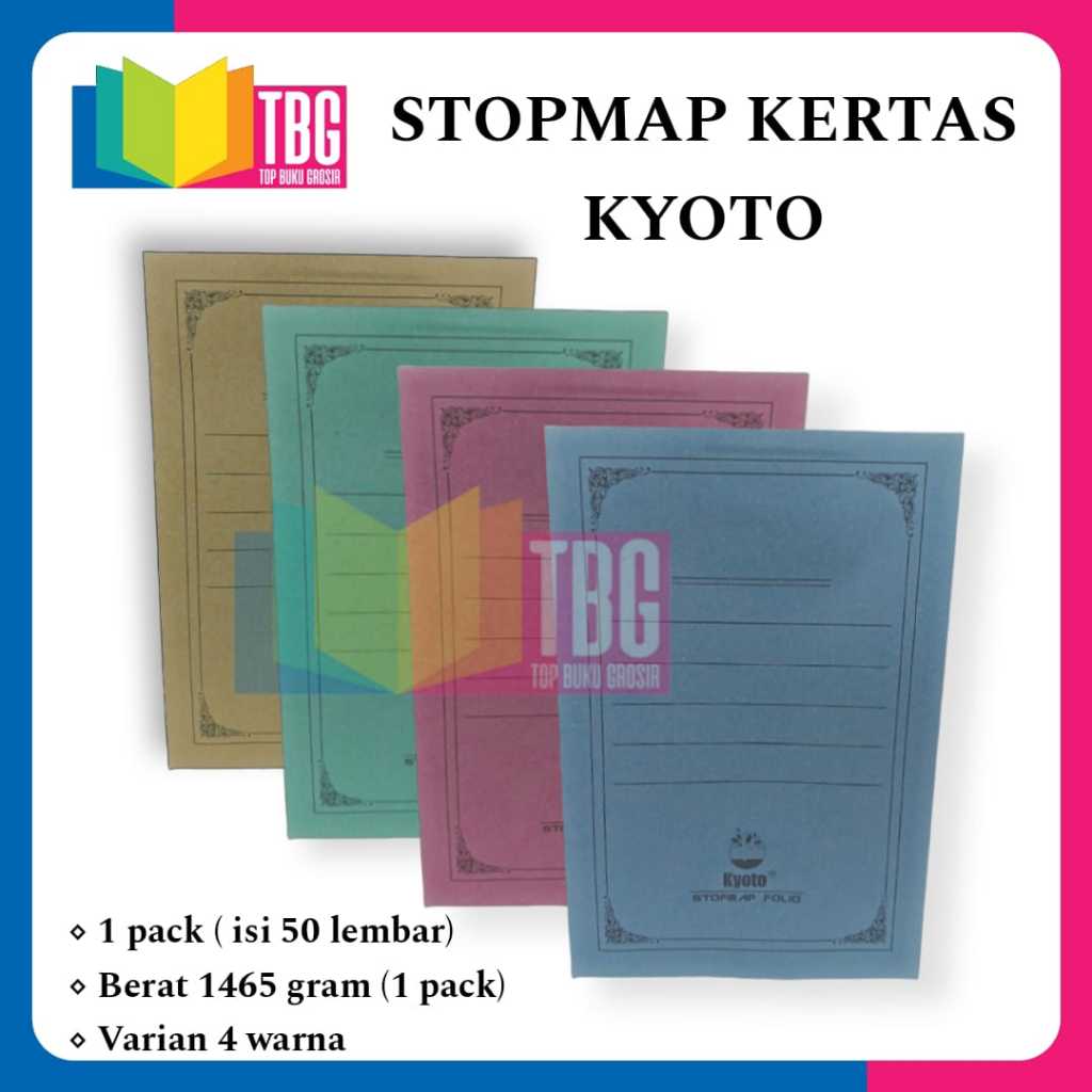 

1 PACK (50PCS) STOPMAP KERTAS / MAP KERTAS / MAP DOKUMEN / STOPMAP