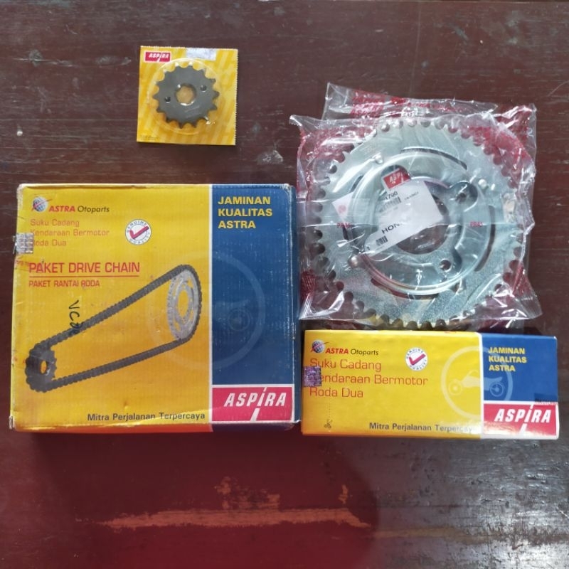 H2-412PA-KEH-1100 Aspira Original Honda GL Pro Neotech Mega Pro Lama Gir Paket Gear Paket Gir Set Ge