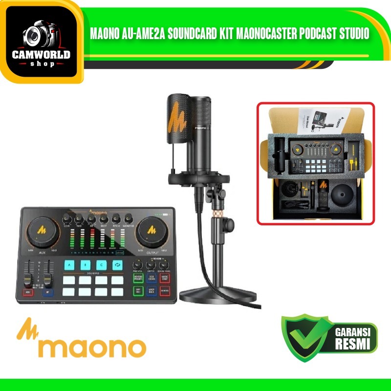 Maono AU-AME2A Soundcard Kit Maonocaster Podcast Studio Maono AME2A