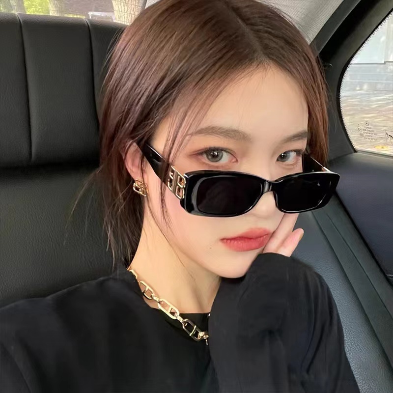 METAVERSE Kacamata  Hitam Kotak Wanita Terbaru  Kacamata Sunglasses Import Wanita Kacamata Fashion#4