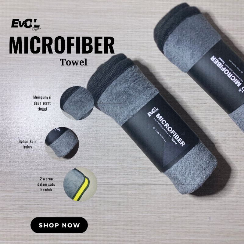 MICROFIBER TOWEL | Handuk Microfiber | Bahan Premium