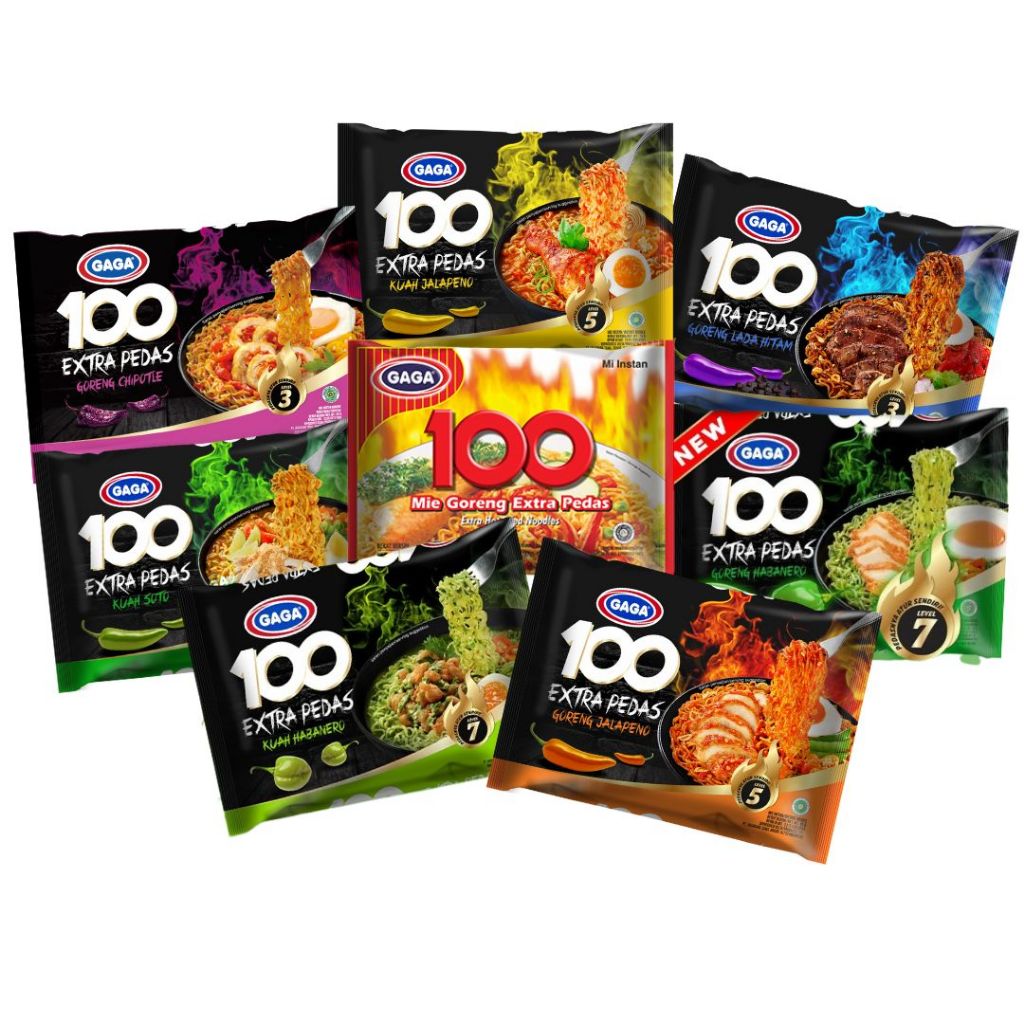 

8 Bungkus Mie GAGA 8 Rasa Lengkap