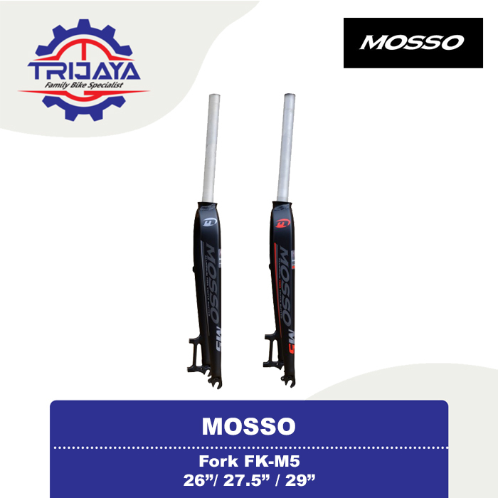 Mosso M5 Fork Rigid Disc Brake Fork Sepeda 26 / 27.5 / 29 Inch