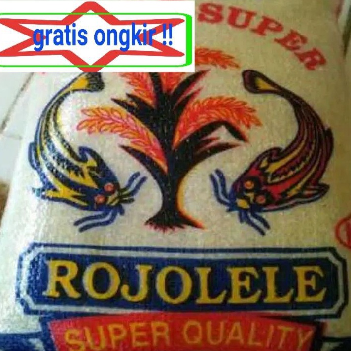 

1111 Beras cap merek Rojolele 1 kg timbangan full via gojek