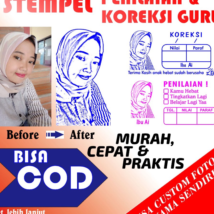 

ORIGINAL STEMPEL NILAI GURU MURAH CETAK STEMPEL CHECKED PENILAIAN GURU TK SD PAUD ANAK STEMPEL REWARD CHECKED STEMPEL