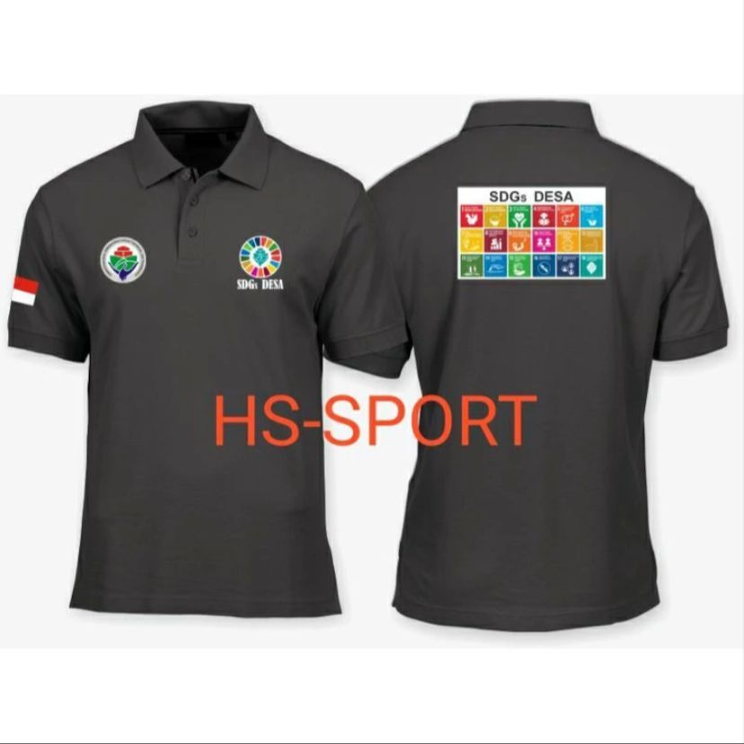 OLO SDGS DESA BAJU SDGS + nama desa full sablon BAJU SDGS DESA